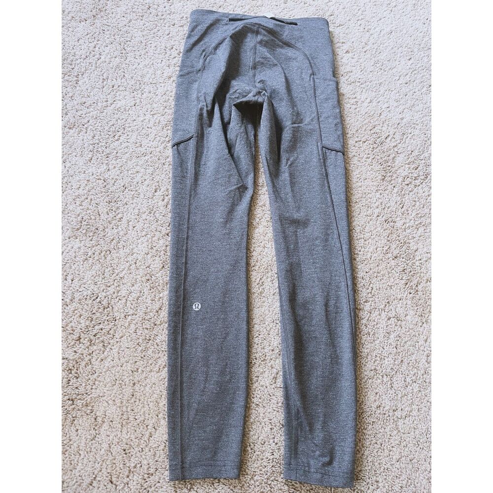 Lululemon Speed Up Tight *28" Heathered Black Size 4 - Picture 6 of 10